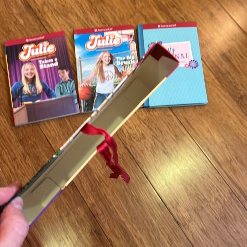 America Girl Julie 3 Book Set New In Box — image 2 of 8